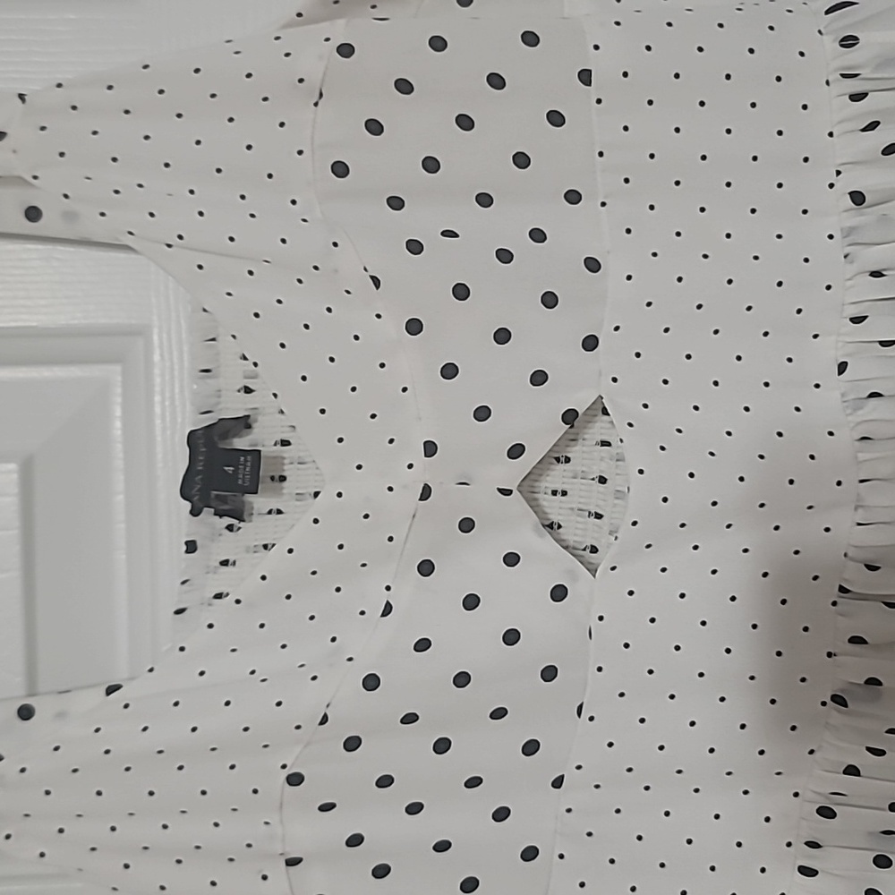 Banana Republic polka dot dress size 4 - Picture 2 of 5
